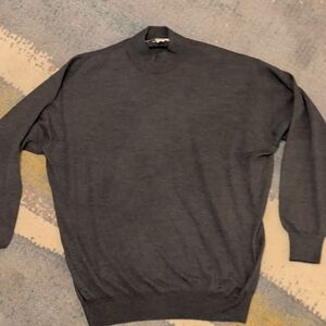 Men's Burdi Charcoal Turtleneck Sweater